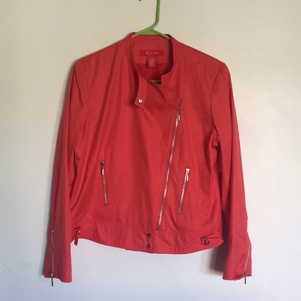 A LINE Orange Jacket